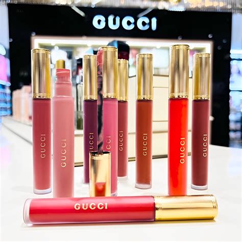 gucci lip lacquer|gucci lip set.